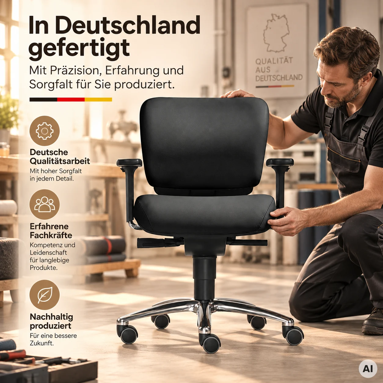 Fire S - Feng Shui Drehstuhl