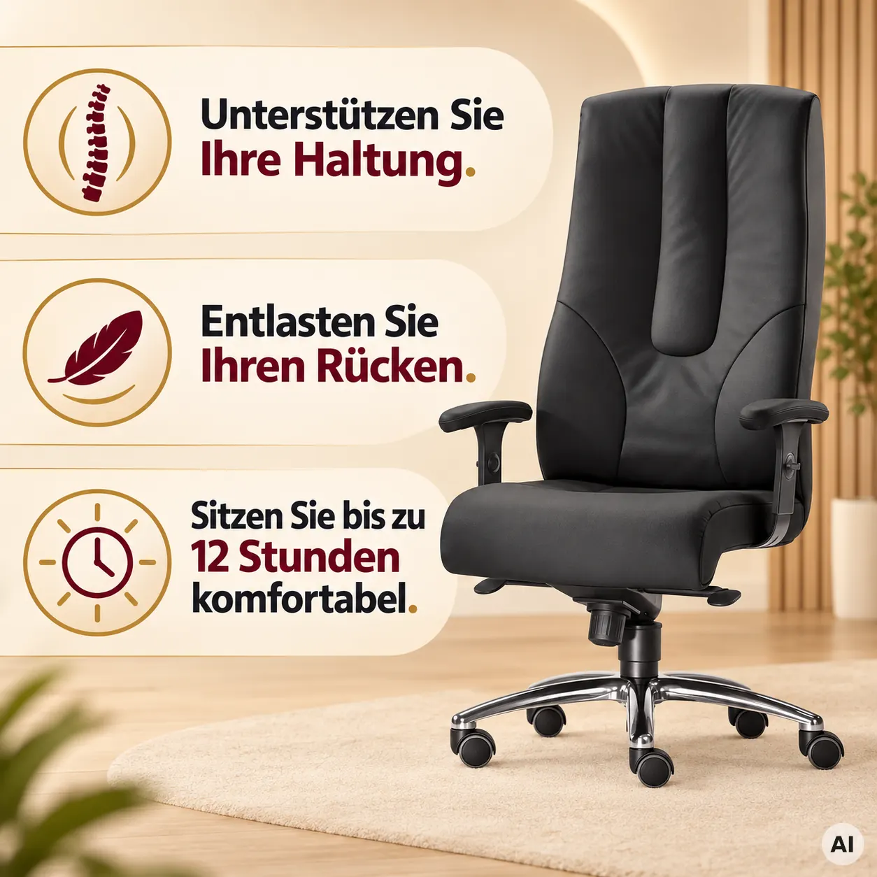 Hochlehner Jumbo XL - Luxus Chefsessel