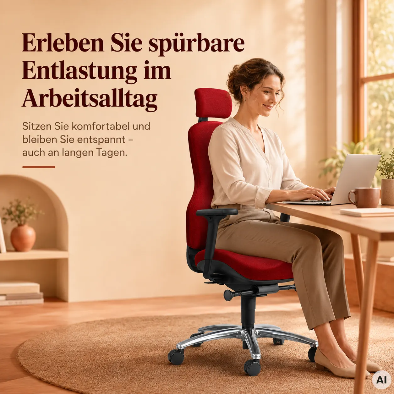Ortholetic - Bürostuhl für eine fitte Hüfte